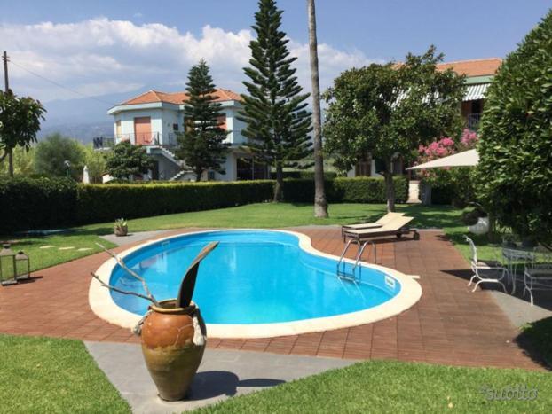 Villa Con Piscina Esclusiva Vista Etna Mascali Exteriér fotografie